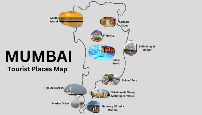 Mumbai Tourist Places Map