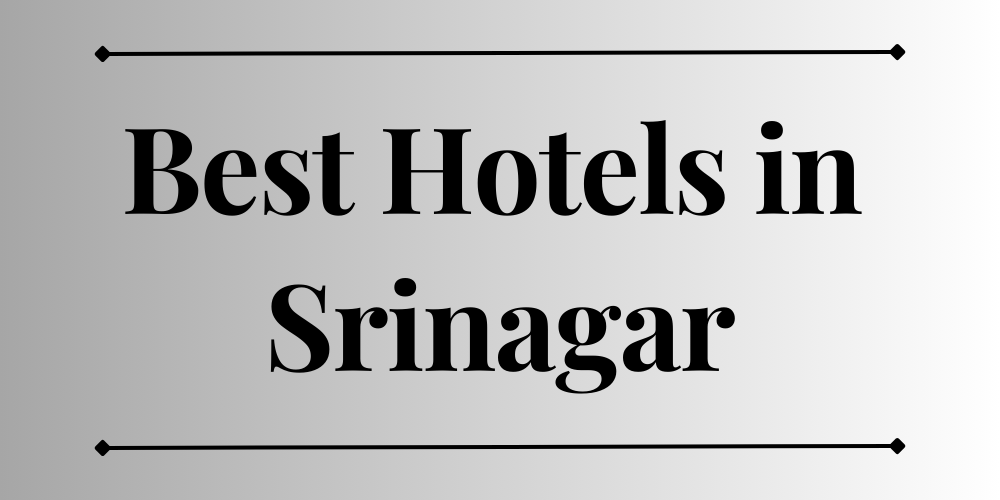 Best Hotels in Srinagar