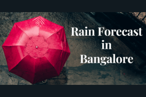 Rainfall in Bangalore